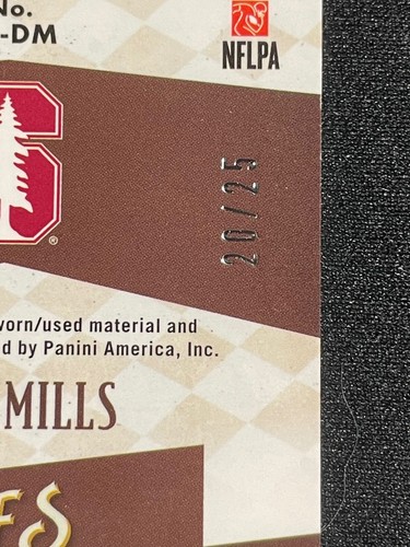 2021 PANINI LEGACY DAVIS MILLS RC FUTURES AUTO DUAL DIAM. LOTTO 2 CARTE PATCH RG777 - Foto 3 di 4
