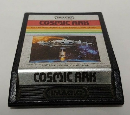 Cosmic Ark ~ Atari 2600 Game Tested Works Rare Vintage Retro