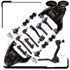 4WD For 98-05 Chevrolet Blazer 14Pcs Control Arm Ball Joint Tie Rod Suspension