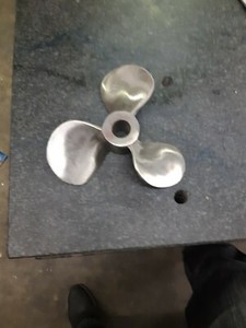 2 setscrews 7.6/'/' Mixing Propeller 316 stainless any size bore just ask. NEW