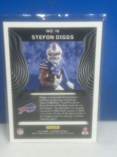 Espejo Illusions 2022 Stephen Diggs #/299 diamante amarillo🔥NFL Buffalo Bills - Imagen 3 de 3