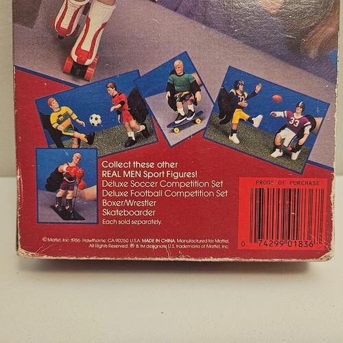 Vintage 1986 Mattel Real Men Cheerleader Roll Skater Skates Finger Puppet NEW - Picture 5 of 6