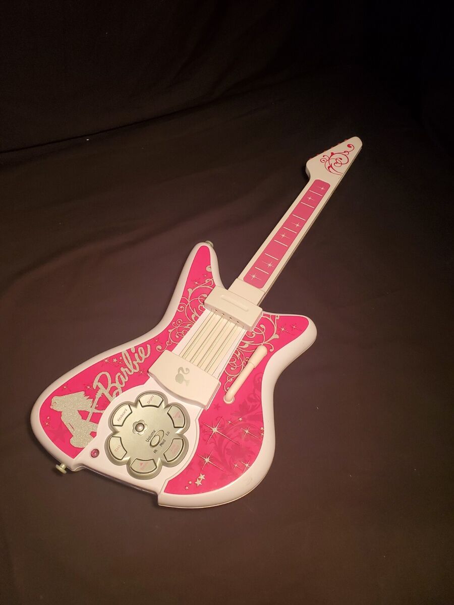 Barbie Guitar Electronic Rock Star Jam With Me Musical Instrument Toy 2009 eBay