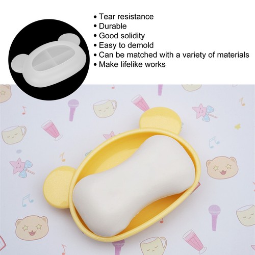 Bear Dish Resin Silicone Molds Exquisite Craft Jewelry Plate - Picture 3 of 24