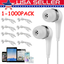 LOT 3.5mm In-ear Headphone Headset Earphone Loud Earbuds W/ Mic For Samsung
