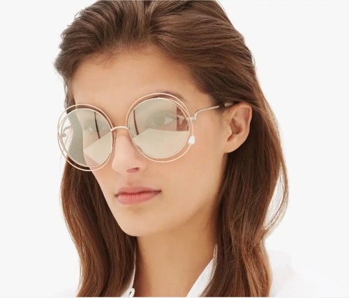 Limited Edition CHLOE CARLINA Sonnenbrille mit PERLE 58mm UVP 495 $ SELTENER FUND  - Bild 1 von 12