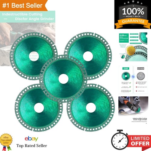 Indestructible 4" Diamond Cutting Blade - Ultra-Thin Wheel for Precision Cuts