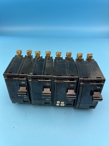 Square D QOB260 60 Amp 2 Pole Circuit Breaker 240V 60A Bolt On QOB (Lot Of 4) - Picture 2 of 4