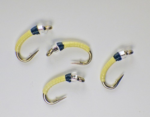 Mercury Cream Midge Larva - Premium Forellen Fliegenfischen Fliegen Set - Bild 9 von 24