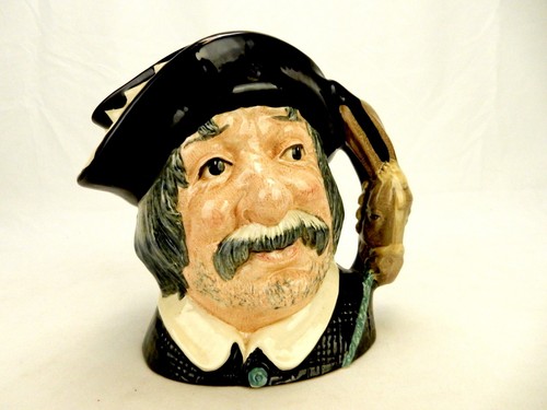 Jarra Personaje Toby, "Sancho Panca", #D6456, 1956, Royal Doulton, Grande 6", RD-7 - Imagen 1 de 9