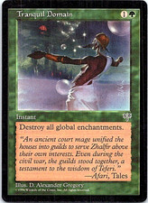 Tranquil Domain Magic The Gathering Mirage Card Light Play