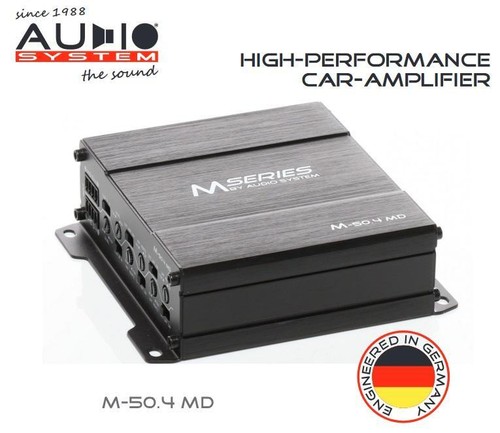 Audio System M-50.4 MD 4-Kanal Digital Mikro Verstärker 400 Watt RMS Endstufe  - Bild 2 von 12