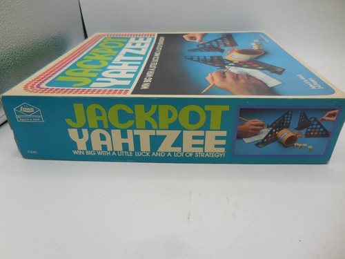 1980 Jackpot Yahtzee Game By E.S. Lewis Milton Bradley Complete Great Condition - Picture 3 of 9