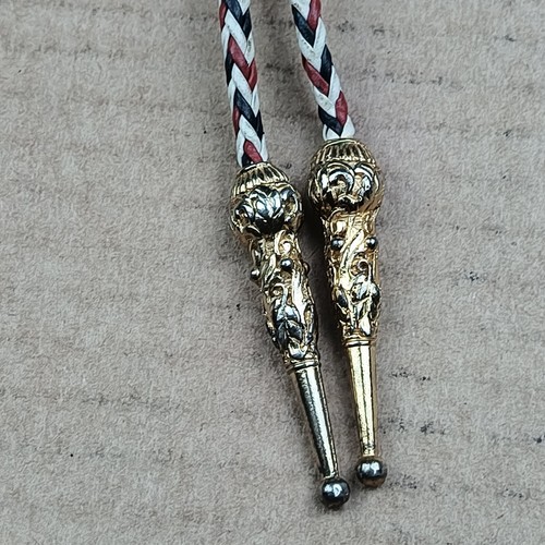 1976 PATRIOTIC SHRINERS MASONIC SPIRIT OF '76 Bolo Tie Eagle Red White Blue Vtg - Picture 15 of 18