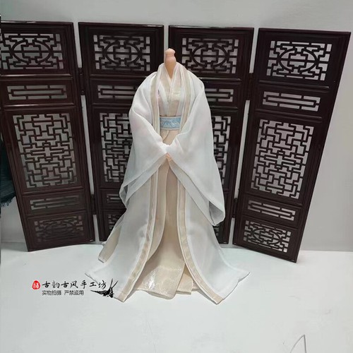 1/6 Scale Ancient Delicate Hanfu Robe Clothes Fit 12'' Female PH TBL Figure Body - Picture 4 of 12