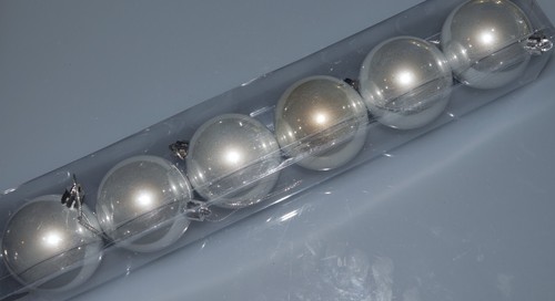 24 Stck./6 Stck. 6 cm Perlmutt Bruchfest Weihnachten Hochzeit Party Kugeln Ornamente - Bild 11 von 30