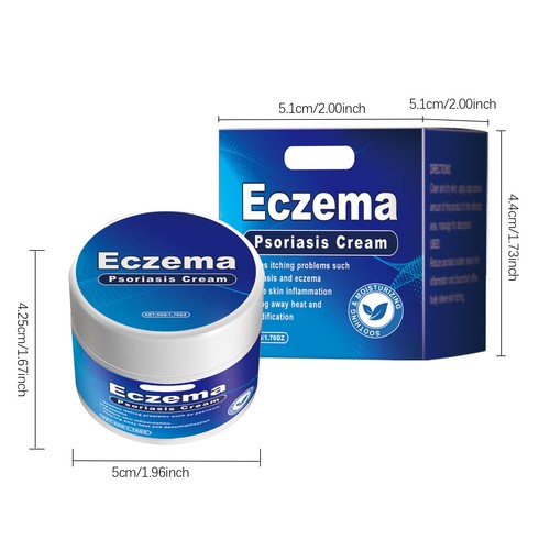 Plant Ingredients Psoriasis Relief Cream Eczema Itch Soothing Moisturizing Cream - Picture 3 of 8