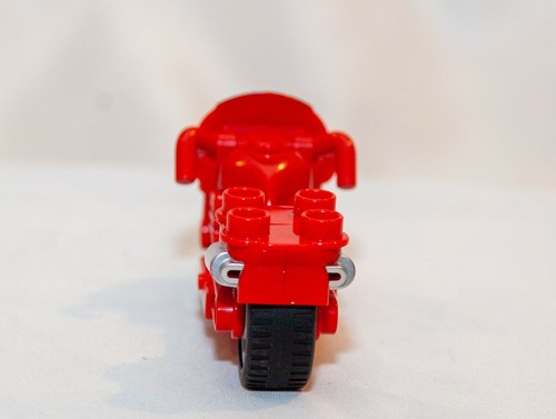 Lego Duplo Motorcycle Spider-Man red/blue Replacement Piece for 10607 - Picture 4 of 8