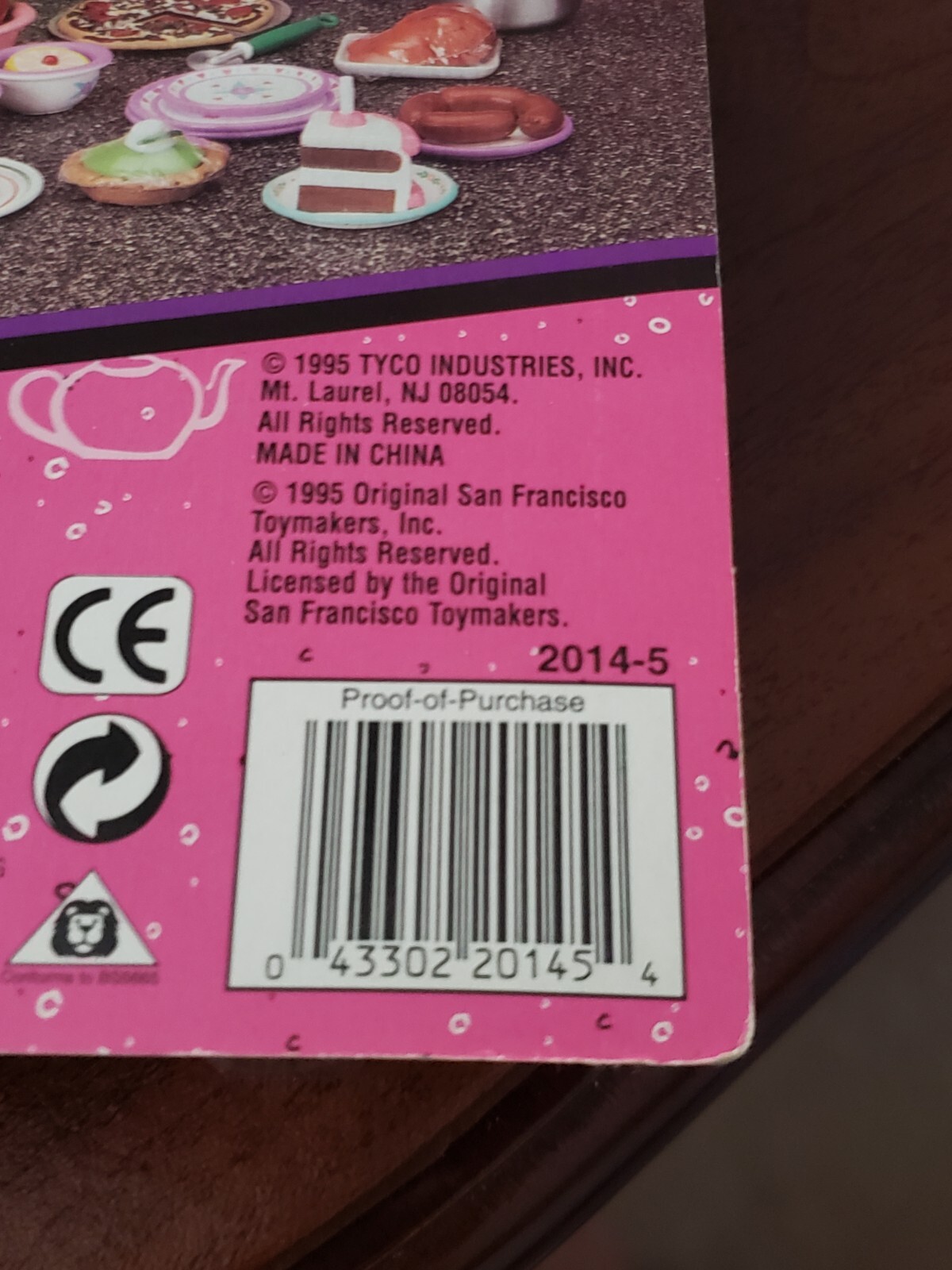 Kitchen Littles Tyco 1995 NIB Breakfast Food Toy Set, 111/2" Barbie