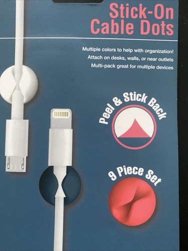 Live, Love, music Stick On Cable Dots 9pc set - Picture 7 of 11