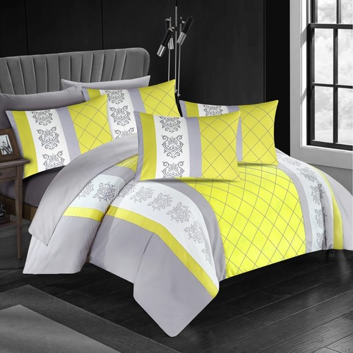 Duvet Cover Set King Size Luxury Reversible Quilt Cover Bedding Set Double - Picture 346 of 504