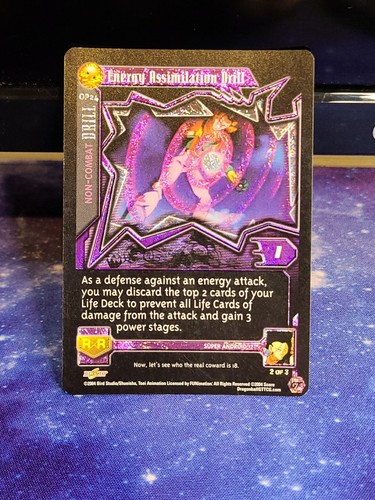 DBZ DBGT CCG - Energy Assimilation Drill - Promo OP24 Foil - Score 2004