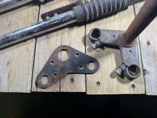 OLD SCHOOL Bmx Mx Motocross Suspension Triple Clamp 20 Inch Front Fork Rat Rod - Picture 15 of 16