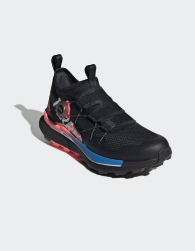 Size 9.5- adidas Terrex Agravic Pro Black Turbo 2022 - Picture 2 of 4