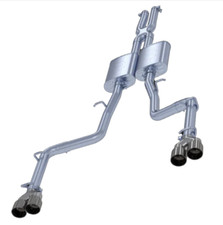 MBRP 2.5'' Cat-Back SS Exhaust Quad Rear Exit w/SS Tip For Dodge Challenger 3.6L