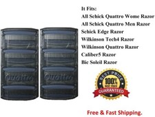 8 Schick Quattro Women Razor Blades Shaver Refills Cartirdges Germany 8 Quatro