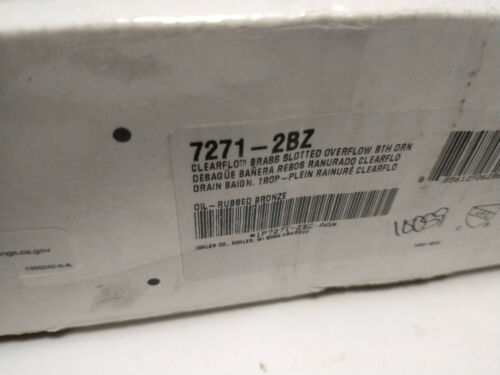 Kohler K-7271-2BZ Clearflo latón ranurado desagüe de baño, bronce frotado con aceite - Imagen 2 de 3