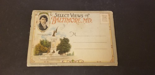 Menge 3 1920er Souvenir Postkartenpackungen aus Virginia, Baltimore MD & Newport Nachrichten - Bild 8 von 11