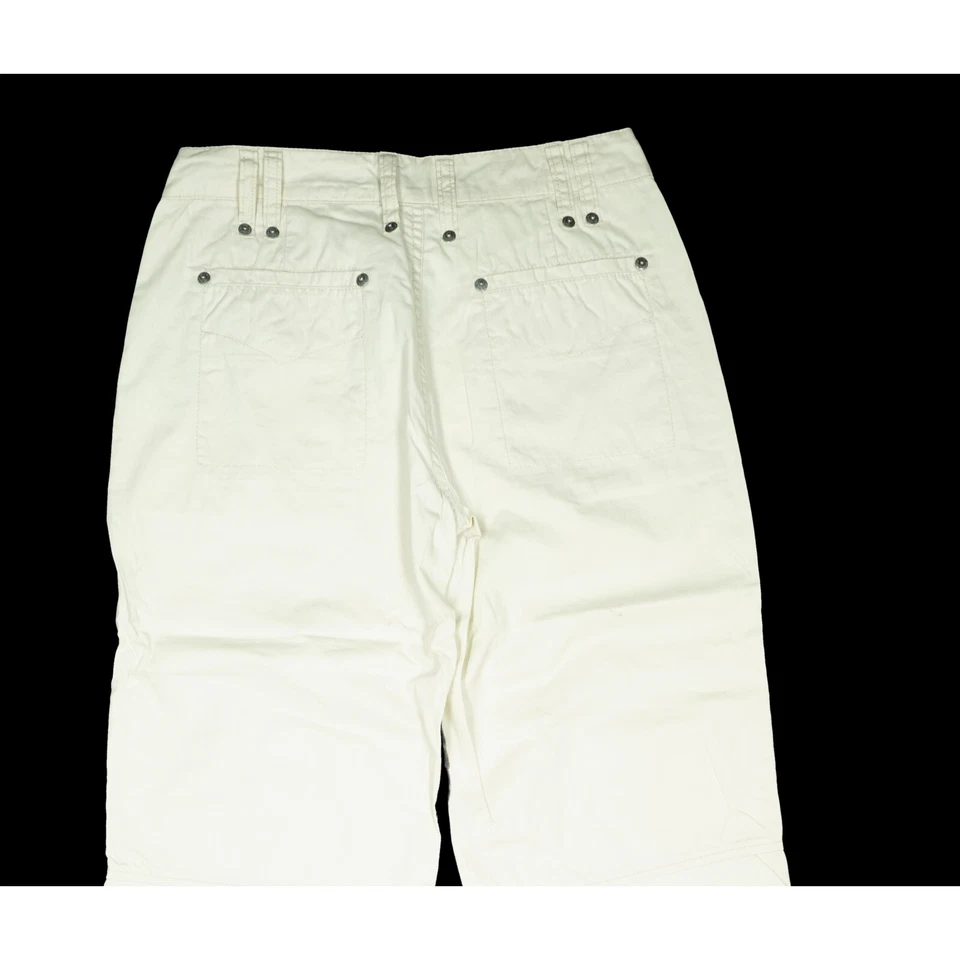 edc by ESPRIT Damen Jeans Hose Sommer Regular Turn Up 32 XXS W25 L32 beige dünn - Bild 4 von 4