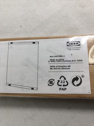 IKEA VISBACK 204.217.64, Andreas Fredriksson 24" Poster Hanger Bamboo, NEW -Open - Picture 3 of 9