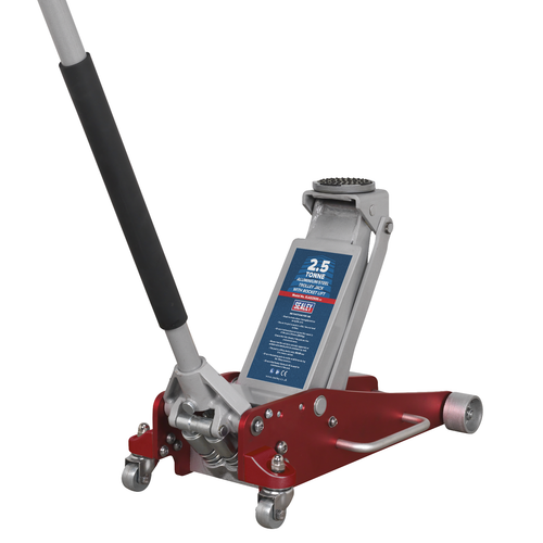 Sealey RJAS2500 2.5tonne Low Entry Aluminium Trolley Jack Rocket Lift/Lifting - Picture 2 of 4