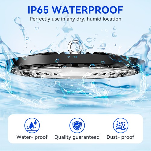 6 Pcs 200W UFO Led High Bay Light Industrial Commercial Factory Warehouse Light - Bild 4 von 12