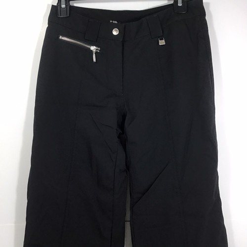 Pantalones de esquí para nieve aislados NILS para mujer talla 2 pequeños bolsillo con cremallera negros excelentes - Imagen 2 de 12
