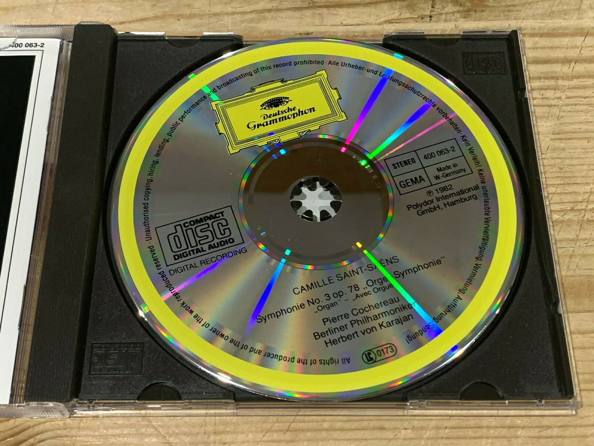 Saint-Saens Organ Symphony COCHEREAU KARAJAN DGG CD 400063-2