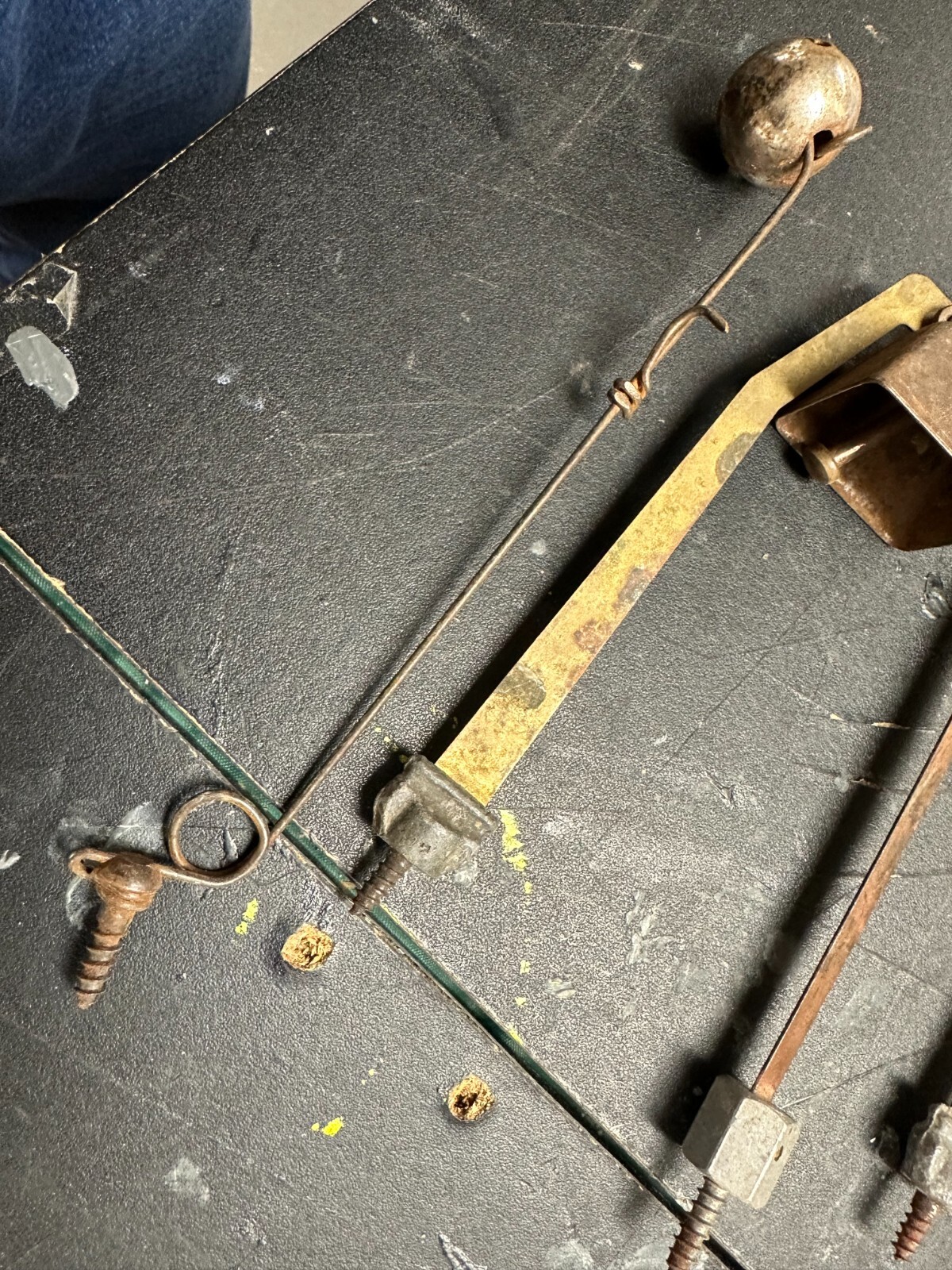 Vintage Fishing Pole Bell Strike Indicator bells old sporting tackle eBay