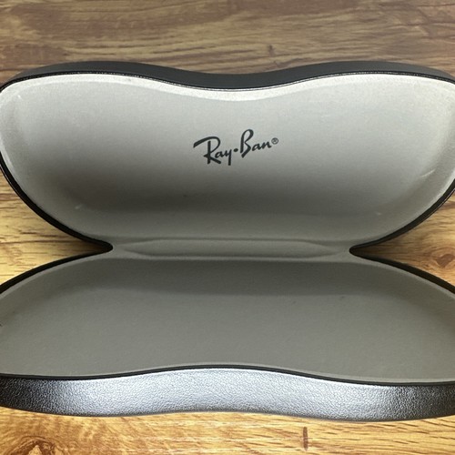 Authentic Ray-Ban Sunglasses Semi-Hard Leather Case & Hard Clamshell Case Read - Picture 8 of 8