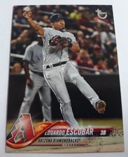 2018 Topps Update #US141 Eduardo Escobar Vintage Stock Parallel Card #d 23/99
