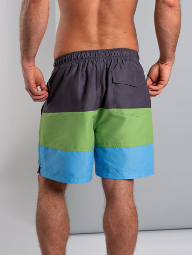Saltrock - Hombre - Krave Panel - Pantalones cortos de natación - Gris oscuro - Imagen 2 de 5
