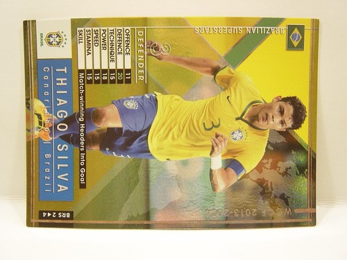 Panini WCCF 2013-14 BRS Thiago Silva 1984 Brazil No.3 National team Canarinho DF - Picture 3 of 6