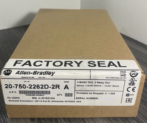 Allen Bradley 20-750-2262D-2R /A PowerFlex 750 115V I/O Module 207502262D2R new! - Picture 2 of 6