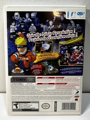 Wii Naruto Clash of Ninja (Nintendo Wii) Complete - Picture 2 of 7