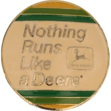 John Deere Tractor Combine Harvester Skid Steer Excavator 82 NOS Vtg Belt Buckle