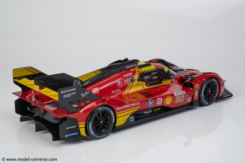 Bburago - 1:18 Ferrari 499 Nº50 Ganador 24h Le Mans 2024 Fuoco, Molina, Niels... - Imagen 6 de 15