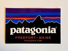 PATAGONIA FITZ ROY STICKER DECAL ORIGINAL FREEPORT MAINE OUTDOORS 4 x 2.5