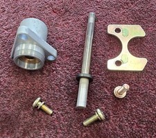 Teac A-6600 Reel to Reel 50120441 Capstan &amp; Bearing Assembly with Mounting Bolts  			