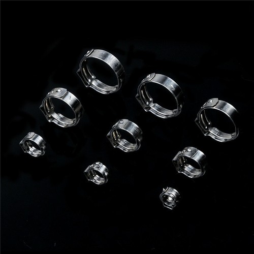 80PCS Assortment 304 Stainless Steel Single Ear Hose Clamps Hydraulic 5.8-23.5mm - Bild 9 von 11